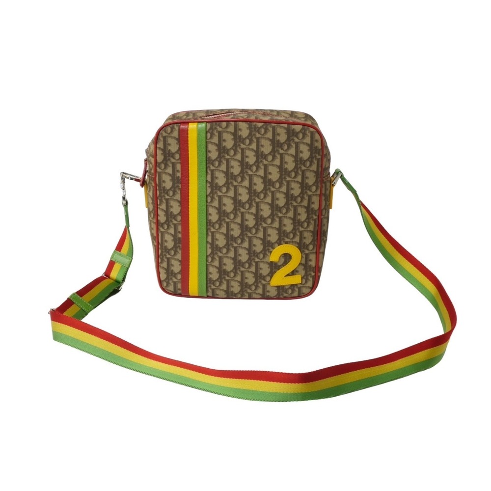 Christian Dior Trotter Shoulder Bag Rasta Color